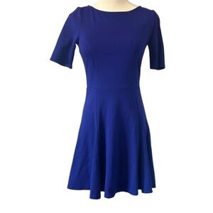 Bar III Women's Royal Blue Dress Zip Back Size Small